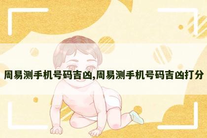 周易测手机号码吉凶,周易测手机号码吉凶打分